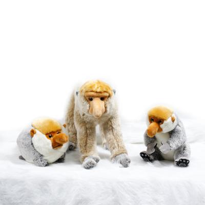 China Wholesale Promotional Or Christmas Gift Musical Singing Singing Twinkle Big Ape Nose Plush Toys Baby Nose Toys For Pets for sale