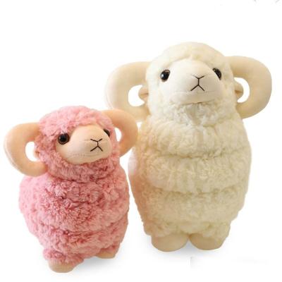 China Promotional or Gift Pink Stuffed Animals Wholesale Plush Sheep Toys for sale