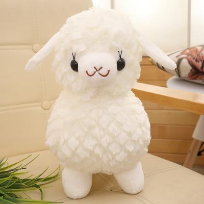 China Cute Smiling Long Leg Alpaca Plush Pattern Promotional Or Gift Soft Toy for sale