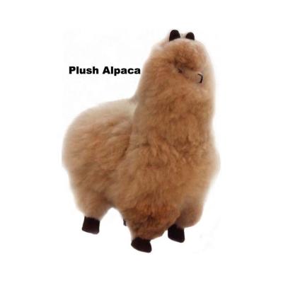 China Promotional Or Gift Holding Colorful Rainbow Alpaca Life Size Plush Toy for sale