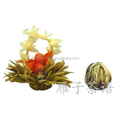 China Flowering Tea Free Sample Handmade Blooming Flower Organic Fairy Jasmine Flavored Tea for sale