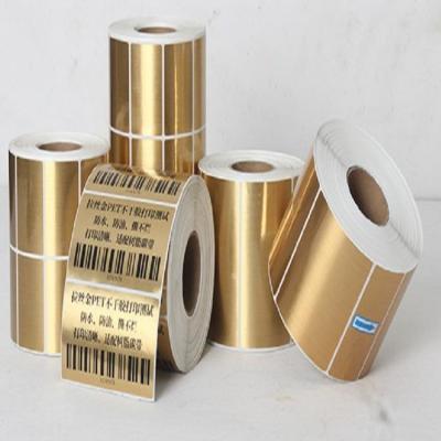 China paper & Waterproof 2022 Cardboard Custom PET Sticker Label With Logo for sale