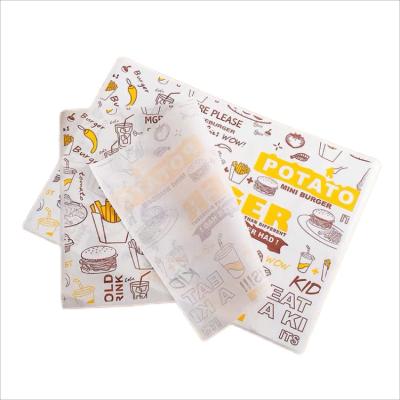 China paper & Custom Sandwich Paper Kraft Paperboard Waterproof Food Paper for sale