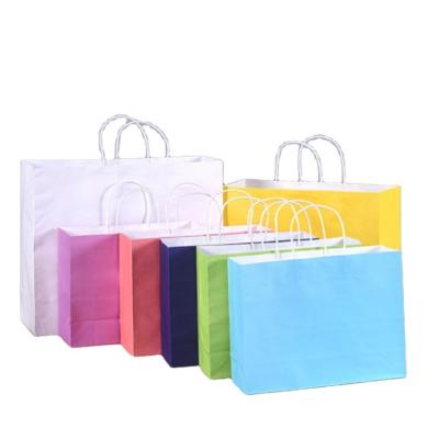 China Recycled Materials Shopping Bags Stand Up Kraft Paper Bag Popcorn Paper Bag for sale