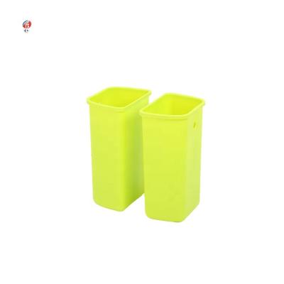 China Stocked Recycle Garbage Bin Public Double Street Matching Outdoor Stainless Steel Trash Can for sale