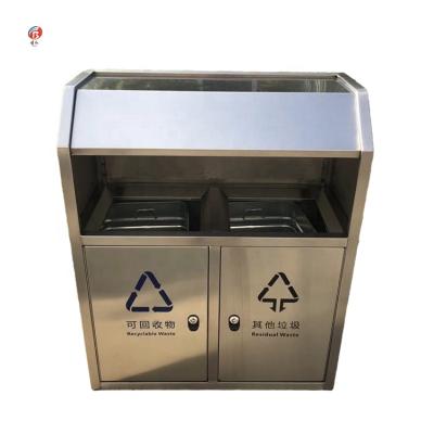 China Customized Sustainable Waste Bin Waste Bin Metal Pedal Bin Metal Pedal Stainless Steel For Outdoor for sale