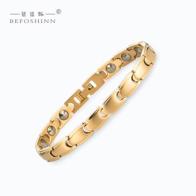 China New Design 18K Pure Germanium Titanium Gold Plated Silver Medical Health Bangle Pure Germanium + Titanium Germanium for sale