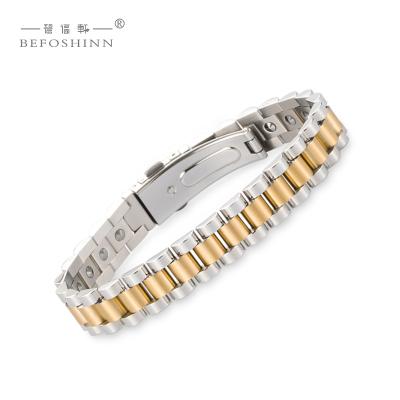 China 316 Stainless Steel + Pure Band Health Watch Stainless Steel Fashion Germanium Bracelet Germanium Steel Titanium Bracelets for sale