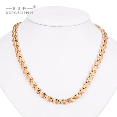 China Wholesale CLASSIC of various styles of pop Korean fashion health titanium necklace with germanium chip for sale