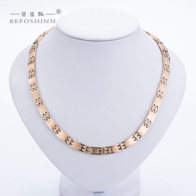 China Bio CLASSIC titanium germanium health natural energy necklace chain for health unisex germanium titanium necklace for sale