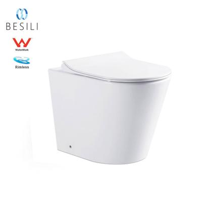 China Concealed Cistern Australia Standard Sanitary Ware WC Toilet Bathroom Floor Standing Modern One Piece Bathroom Toilet for sale