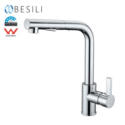 China Watermark And Wels New Modern Kitchen Faucets Single Handle Brass Single Sink Mixer Kitchen Faucet for sale