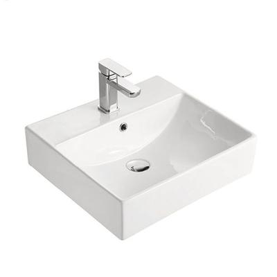 China Bathroom Easy Clean Toilet Sinks Counter Top Ceramic Vanity Basin Small for sale