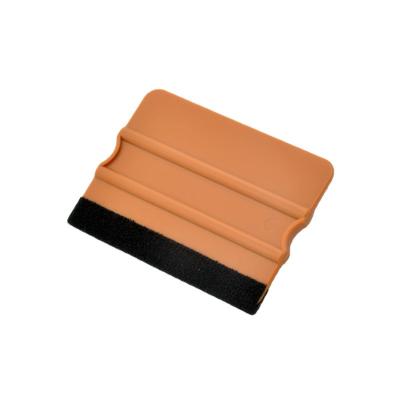 China Car Wrapping Hard Card Squeegee With Felt Edge Window Tint Tools for sale