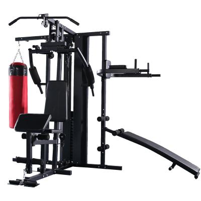 China Indoor Fitness Home Gym Equipment 3 Station Full Function Mutli Use Trainer With Weight for sale