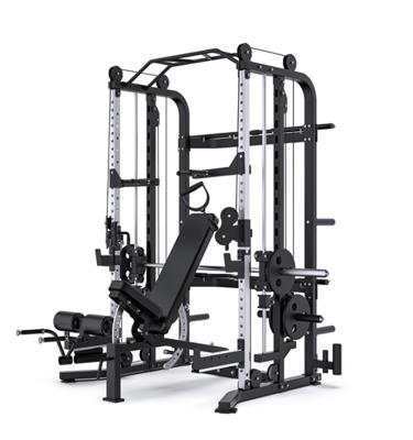 China Multifunctional Smith Machine For Home Use Cable Crossover Machine Gym Fitness Equipment for sale