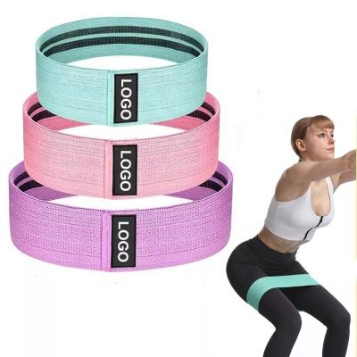 China High Elasticity Fabric Non Slip Gym Beauty Butt Hip Circle Highly Elastic Resistance Band For Squat Exercise for sale