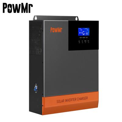 China NC IN STOCK! ! ! Shenzhen PowMr 3KW 3.5KW 5KW MPPT 60A 80A Solar Charge Controller 48V 110VAC 145/500VDC Hybrid Inverter for sale