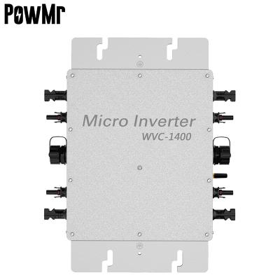 China PowMr 1400W 120V 230Vac Micro Solar Water Pump Inverter With WIFI Monitor Can Be Paralleded WVC1400W 250.00*200.00*60.00 for sale