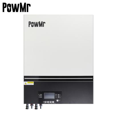 China Can Parallel By Parallel POW-Max-7.2KW 7.2KVA 7200W Hybrid Solar PV Inverter Single Or 3 Phase 7.2KW 48V Inverter With 80A MPPT Charge Controller for sale