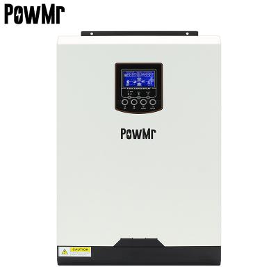 China In stock ! ! ! PowMr 3KW 5KW Solar Hybrid Charger Inverter 24V 48VDC and Integrated 230VAC 40A 60A PWM Solar PV Charge Controller 115*300*400mm for sale