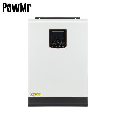 China WIFI/GPRS monitor function (option) in stock! ! ! PowMr Max 5000W 5KVA 230VAC 48V Support 500V Batteryless PV Input 80A 5KW MPPT Pure Sine Wave Solar Hybrid Inverter for sale