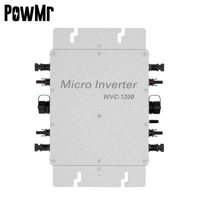 China PowMr 1200W 120V 230Vac Micro Solar Water Pump Inverter With WIFI Monitor Can Be Paralleded WVC1200W 250.00*200.00*60.00 for sale