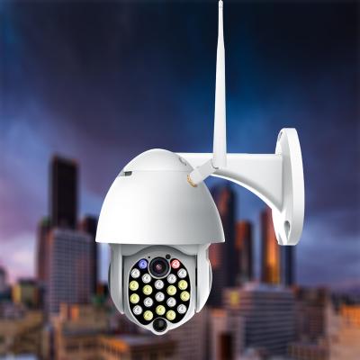 China Wireless IP Camera Waterproof / Waterproof 1080P 4MM Wifi CCTV Camera Outdoor Dome Security Surveillance Colorful In Night for sale