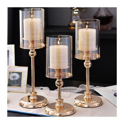 China Table flower centerpiece stand luxuary glass candle holders represent wedding table centerpieces DTZT009 for sale