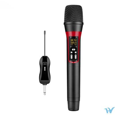 China Long Work Distance Handheld Wireless Microphone OEM Wireless Microphone Professional UHF Microphone For Karaoker// for sale