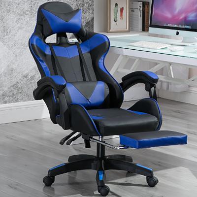 China (Height)Adjustable High Back Chair Office Fabric PC Gaming Chair With Movable Pillow, Swivel Modern Leather Chair% for sale