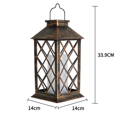 China Retro Luxury Plastic Painted Sconce LED Wind Lamp Wedding Decoration Garden Floor Light For Outdoor Wedding Layout for sale