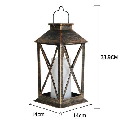 China Classic Independence Day Cavity LED Candle Garden Lights Retro Outdoor Wedding Decor Lights for Creative Home Decor for sale