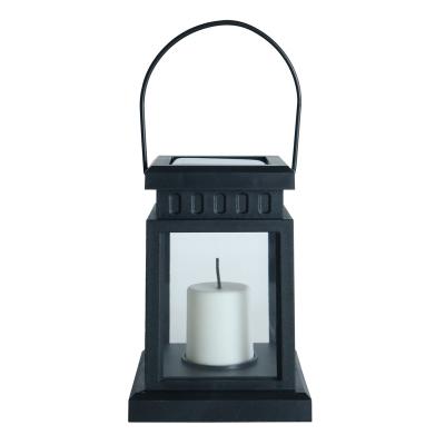 China Energy Saving Modern Portable Hanging Candle Solar Lantern Garden Lantern Warm White Lights for sale