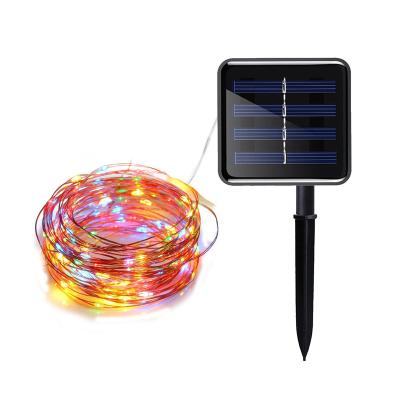 China Energy Saving Outdoor Solar Solar Light Waterproof Color Changing String LED Light For Party Decoration for sale