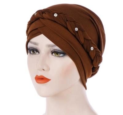 China Other Custom Turban For Women Bandanas Ladies African Wrap Hot Sale Twisted Muslim Head Wraps for sale