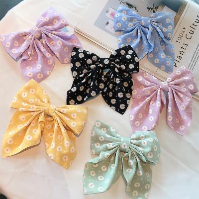 China HEADWEAR Japan and Korea simple bow hairpin temperament back of the main top clip manufacturers duck card hair clip students direct sales for sale