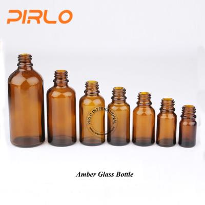 China Amber Cosmetic Bottles Glass Bottle Essential Oil Bottle for sale