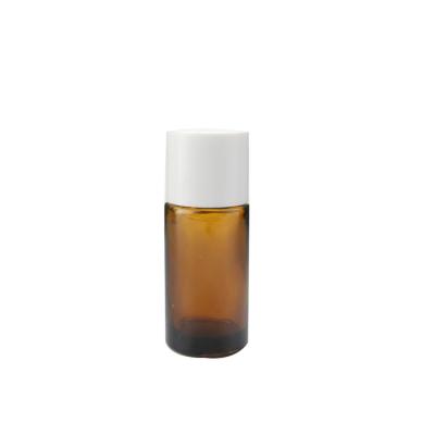 China Good Quality 10ml Brown Medicine Mouth Essemtial Glass Bell Shaped Oil Bottle With Plastic Screw Cap for sale