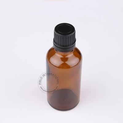 China High Quality Personal Care 50ml Essential Oil Glass Amber Bottles With Black Tamper Evident Cap And Dropper Essential Oil Amber Glass Bottles for sale