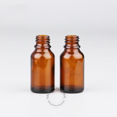 China 20ml 30ml Glass Bottle Cosmetic Amber Dropper Bottle Amber Essential Oil Bottle for sale