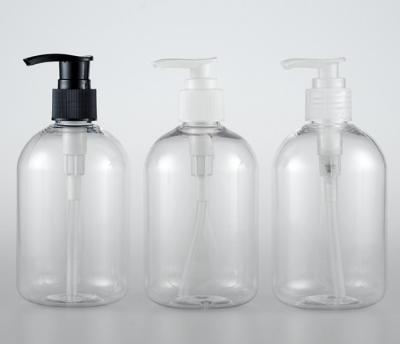 China 300ml 500ml Empty Cosmetic Sanitizer Bottle Round Plastic Sanitizer Bottles PET Bottle Reuse for sale