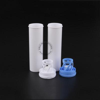 China Cosmetics 10 Tablets Effervescent Storage Pill Tube Vitamin C Bottle With Spiral Cap Made In GMP Factory for sale