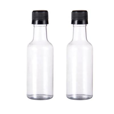 China Mini Alcohol Beverage Bottle 50ml Liquor Bottles Plastic Water Bottles for sale