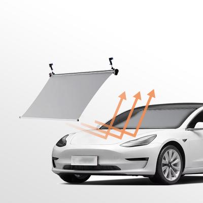 China Sun Protection Customized Retractable Car Sun Shade Sun Shade Auto Retractable Windshield Sun Shade UV Protector for sale