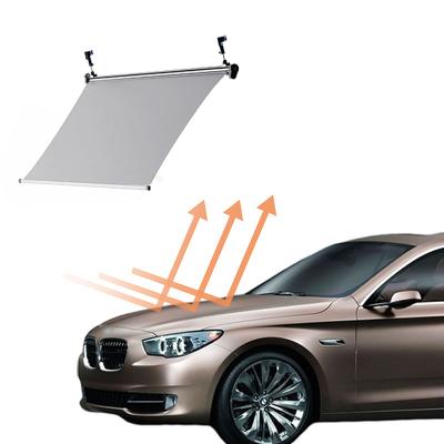 China Wholesale Heat Insulation Roller Sun Shade Car Retractable Windshield Sunshade For Front Window for sale