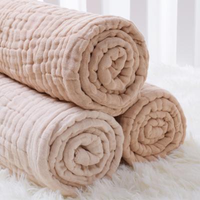 China Anti-pilling Amazon Fluffy Milestone Printing Super Soft Cotton Knit Acrylic Animal Prop Gauze Baby Blankets With Embroidery Minky Plush for sale