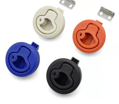 China Marine Hardware Nylon Round Boat Locker Door Pool Latch Slam Latch Boat Hardware Fitting for sale