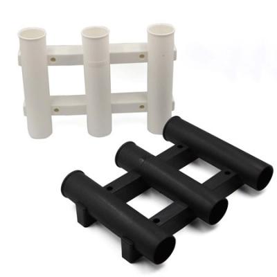 China Plastic Fishing Rod Racks Holders Boat Hold Nylon 3 Wall Mounted Tubes For Kayak Boat Yacht for sale