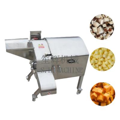 China High-speed snack factory three-dimensional fruit machine pineapple peach apple dicer cutter dicing vegetable fruit cutting machine for sale